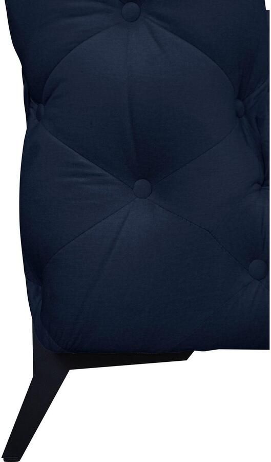 Leonique Chesterfield-bank Amaury L-vorm moderne chersterfield-look breedte 262 cm kleur van de poten ter keuze - Foto 3