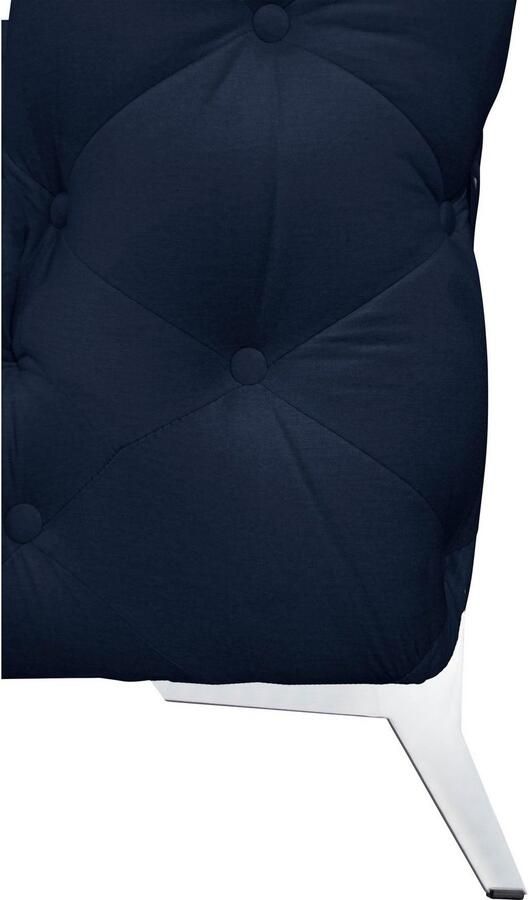 Leonique Chesterfield-bank Amaury L-vorm moderne chersterfield-look breedte 262 cm kleur van de poten ter keuze - Foto 3