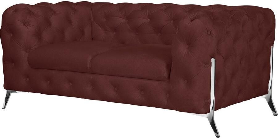 Home affaire Chesterfield-bank Amaury luxueuze capitonnage moderne chesterfield look kleur van de poten ter keuze - Foto 6