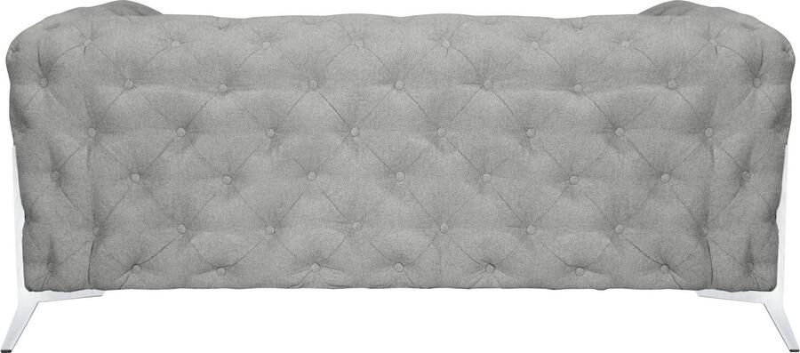 Home affaire Chesterfield-bank Amaury luxueuze capitonnage moderne chesterfield look kleur van de poten ter keuze - Foto 7