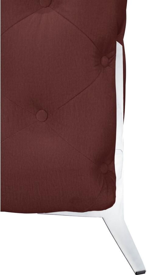 Leonique Chesterfield-bank Amaury luxueuze capitonnage moderne chesterfield look kleur van de poten ter keuze - Foto 4