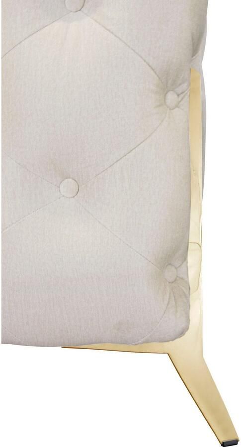 Leonique Chesterfield-bank Amaury luxueuze capitonnage moderne chesterfield look kleur van de poten ter keuze - Foto 5