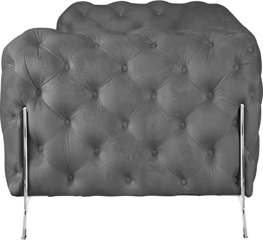 Home affaire Chesterfield-bank Amaury luxueuze capitonnage moderne chesterfield look kleur van de poten ter keuze - Foto 2