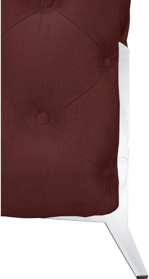 Leonique Chesterfield-bank Amaury luxueuze capitonnage moderne chesterfield look kleur van de poten ter keuze - Foto 5