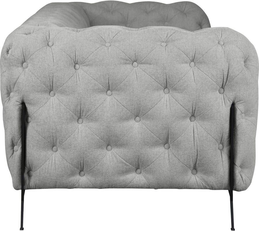 Leonique Chesterfield-bank Amaury luxueuze capitonnage moderne chesterfield look kleur van de poten ter keuze - Foto 2