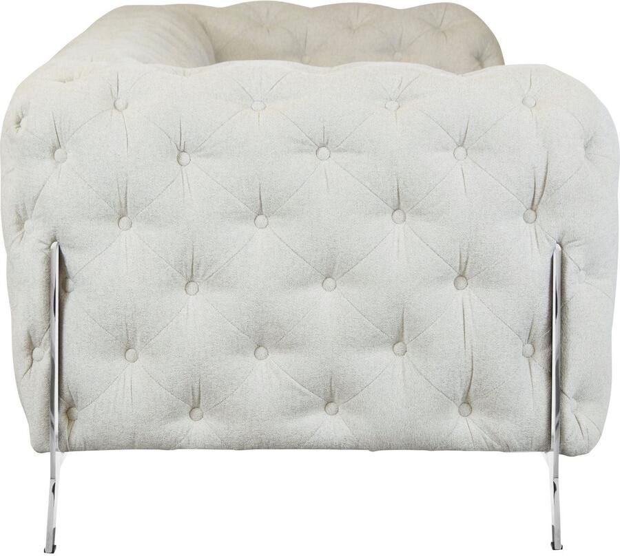 Leonique Chesterfield-bank Amaury luxueuze capitonnage moderne chesterfield look kleur van de poten ter keuze - Foto 2
