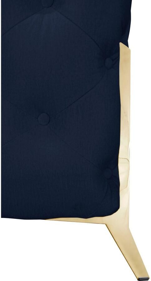 Leonique Chesterfield-bank Amaury luxueuze capitonnage moderne chesterfield look kleur van de poten ter keuze - Foto 4