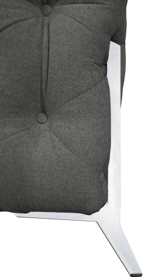 Leonique Chesterfield-bank Amaury luxueuze capitonnage moderne chesterfield look kleur van de poten ter keuze - Foto 6