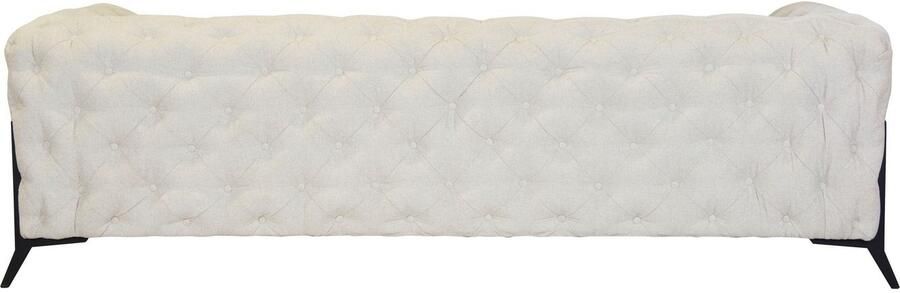 Leonique Chesterfield-bank Amaury luxueuze capitonnage moderne chesterfield look kleur van de poten ter keuze - Foto 13