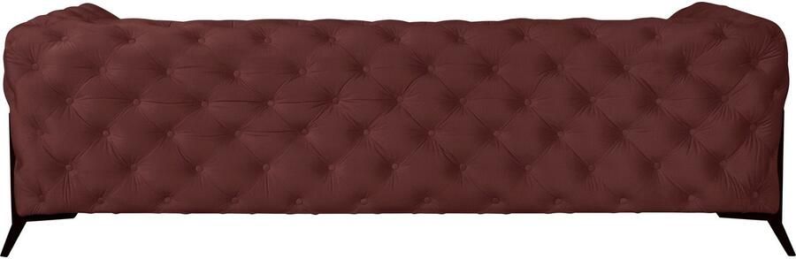 Home affaire Chesterfield-bank Amaury luxueuze capitonnage moderne chesterfield look kleur van de poten ter keuze - Foto 8