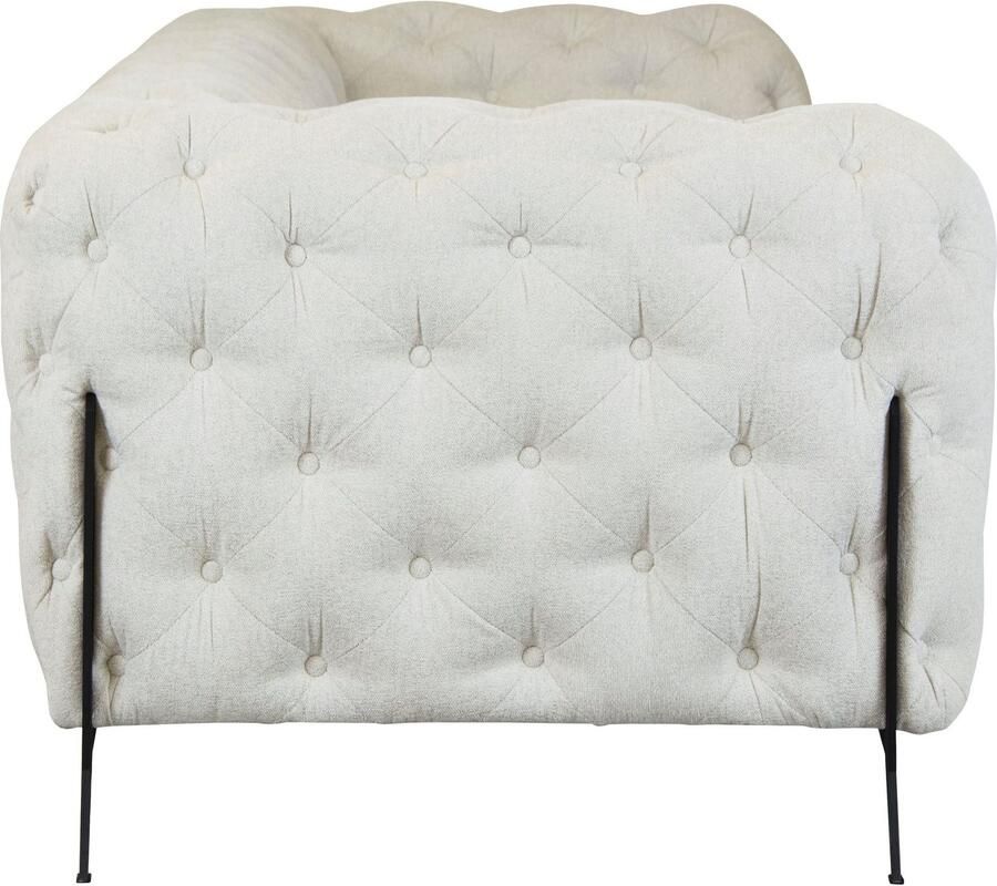 Leonique Chesterfield-bank Amaury luxueuze capitonnage moderne chesterfield look kleur van de poten ter keuze - Foto 2