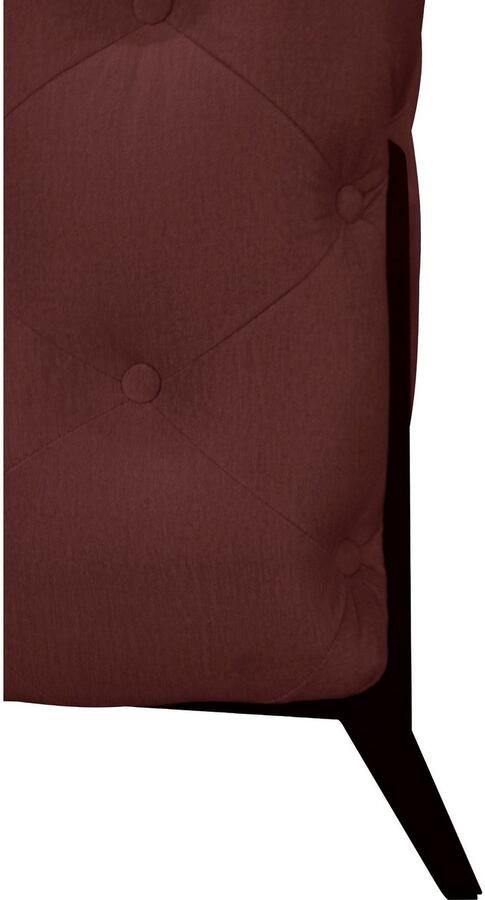 Leonique Chesterfield-bank Amaury luxueuze capitonnage moderne chesterfield look kleur van de poten ter keuze - Foto 4