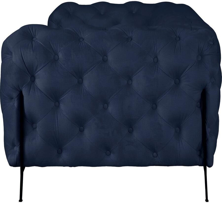 Home affaire Chesterfield-bank Amaury luxueuze capitonnage moderne chesterfield look kleur van de poten ter keuze - Foto 2