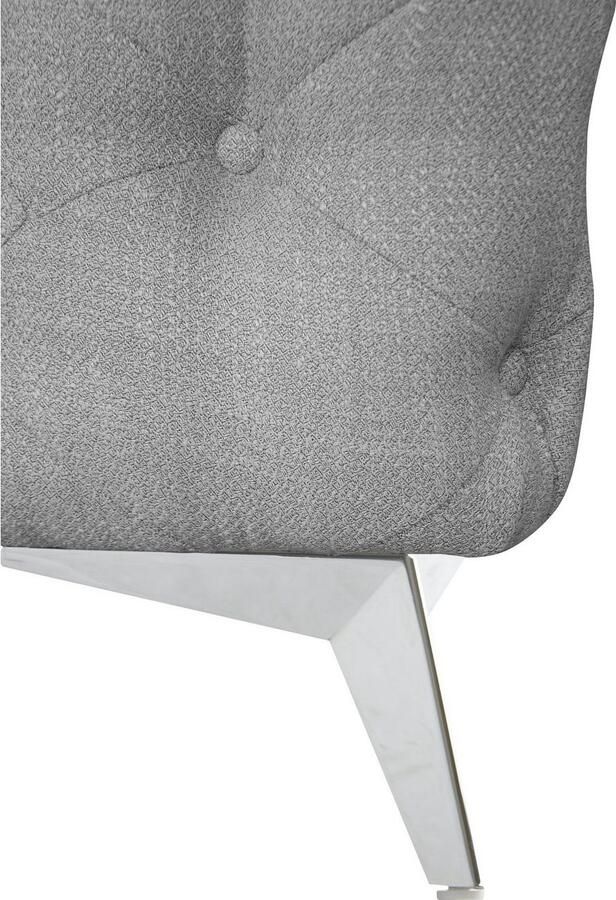 Leonique Chesterfield-bank Glynis L-vorm luxueuze capitonnage moderne chesterfield look kleur van de poten ter keuze