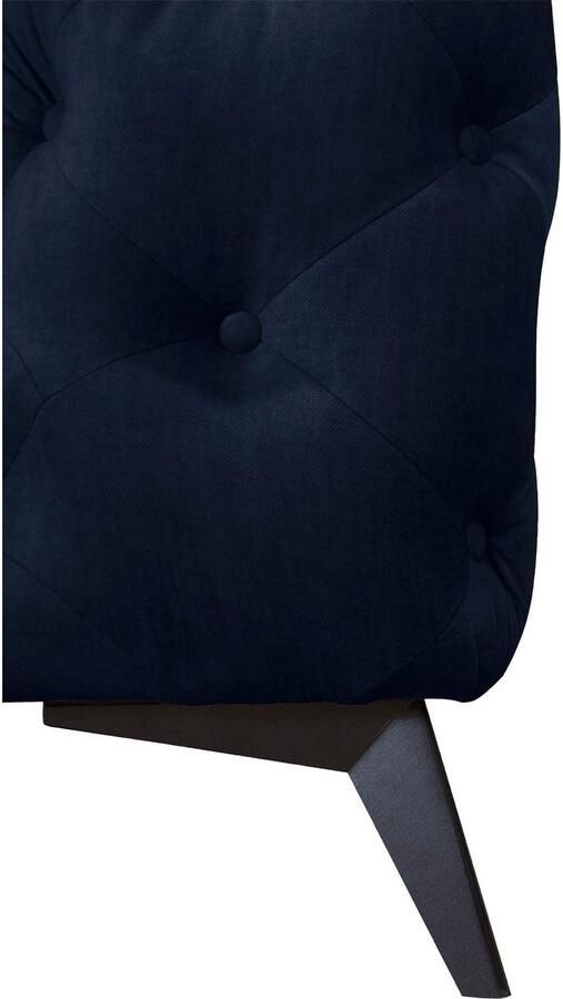 Leonique Chesterfield-bank Glynis L-vorm luxueuze capitonnage moderne chesterfield look kleur van de poten ter keuze - Foto 3