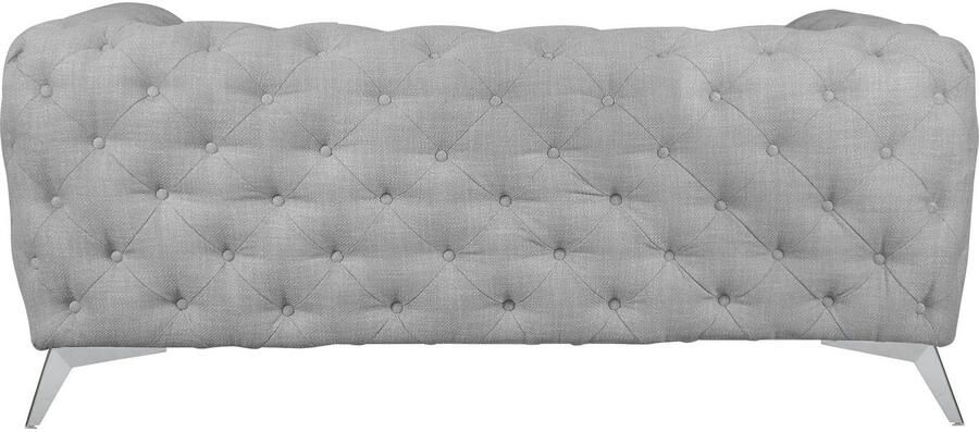 Leonique Chesterfield-bank Glynis luxueuze capitonnage moderne chesterfield look kleur van de poten ter keuze - Foto 11