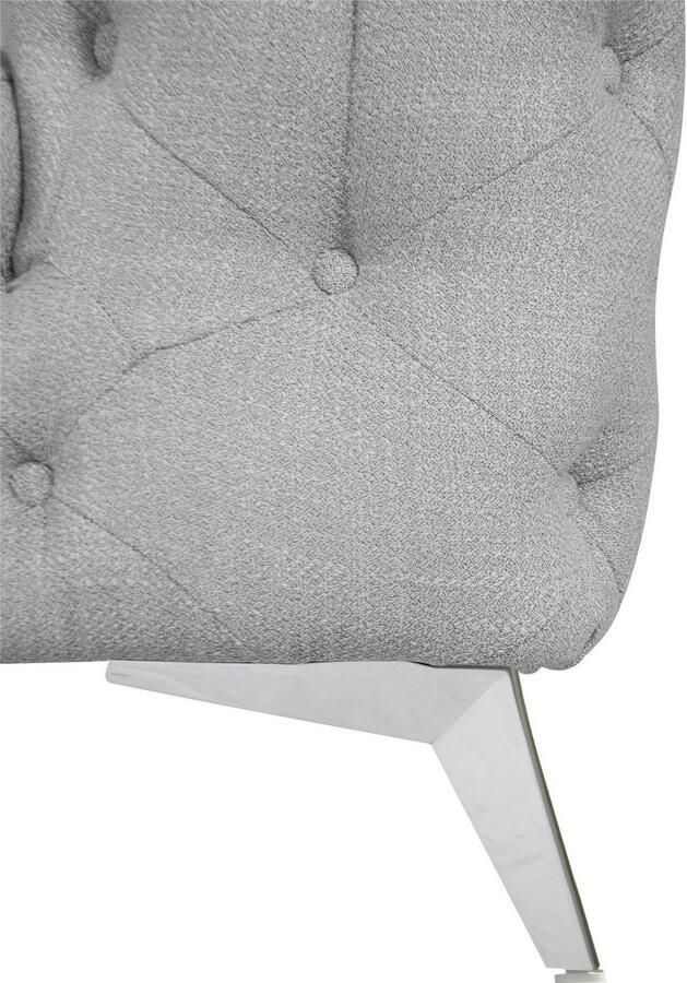 Leonique Chesterfield-bank Glynis luxueuze capitonnage moderne chesterfield look kleur van de poten ter keuze - Foto 7