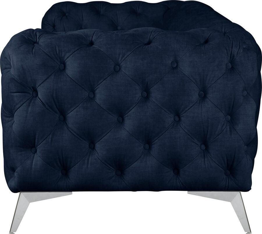 Home affaire Chesterfield-bank Glynis luxueuze capitonnage moderne chesterfield look kleur van de poten ter keuze - Foto 2