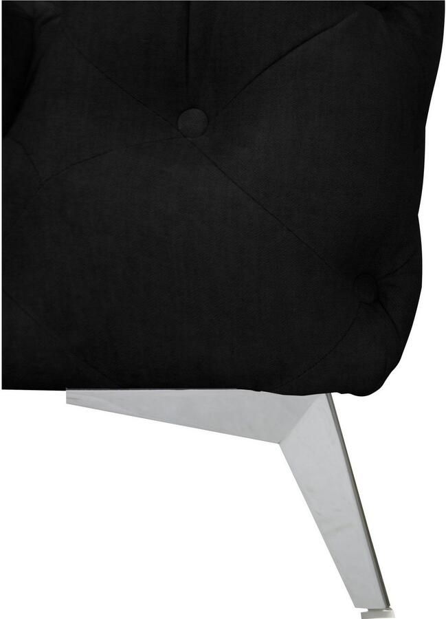 Leonique Chesterfield-bank Glynis luxueuze capitonnage moderne chesterfield look kleur van de poten ter keuze - Foto 3