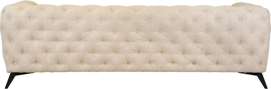 Leonique Chesterfield-bank Glynis luxueuze capitonnage moderne chesterfield look kleur van de poten ter keuze - Foto 13