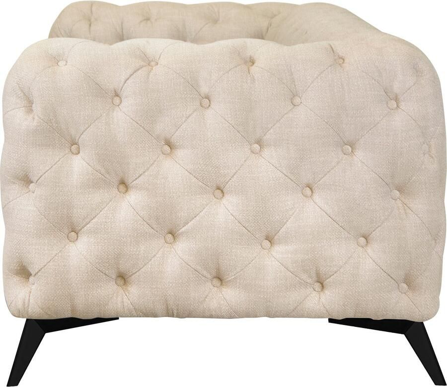 Leonique Chesterfield-bank Glynis luxueuze capitonnage moderne chesterfield look kleur van de poten ter keuze - Foto 2