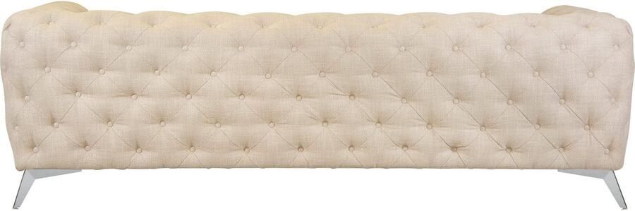 Leonique Chesterfield-bank Glynis luxueuze capitonnage moderne chesterfield look kleur van de poten ter keuze - Foto 10