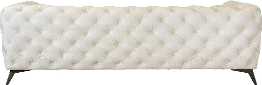 Leonique Chesterfield-bank Glynis luxueuze capitonnage moderne chesterfield look kleur van de poten ter keuze - Foto 13