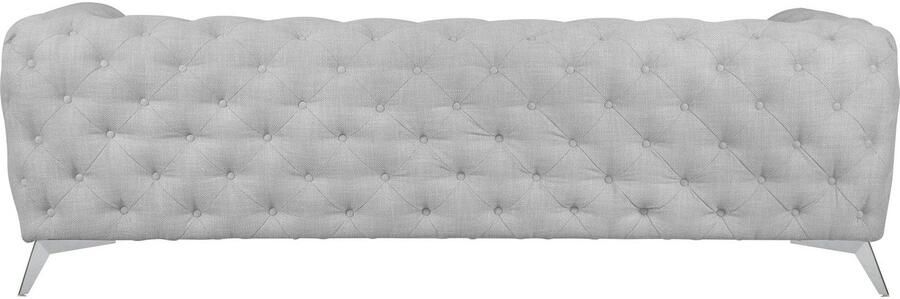 Home affaire Chesterfield-bank Glynis luxueuze capitonnage moderne chesterfield look kleur van de poten ter keuze - Foto 7