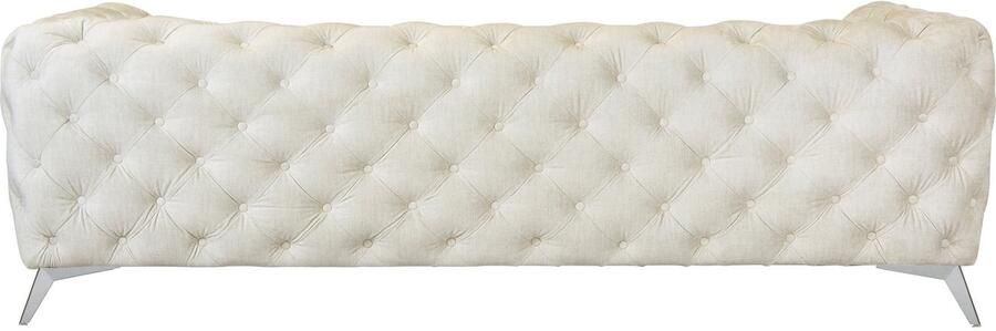 Leonique Chesterfield-bank Glynis luxueuze capitonnage moderne chesterfield look kleur van de poten ter keuze - Foto 12