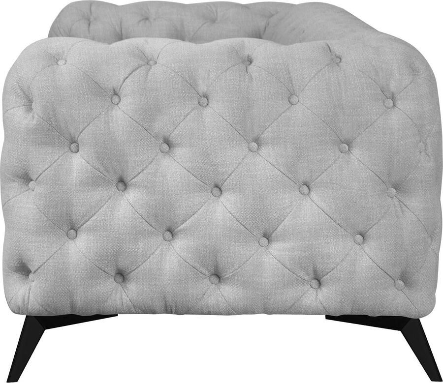 Leonique Chesterfield-bank Glynis luxueuze capitonnage moderne chesterfield look kleur van de poten ter keuze - Foto 2