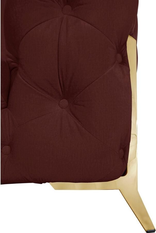 Leonique Chesterfield-fauteuil Amaury Fauteuil luxueuze capitonnage moderne chesterfield look kleur van de poten ter keuze - Foto 4