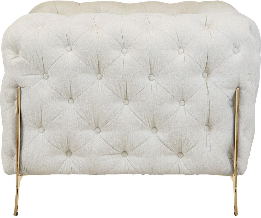 Leonique Chesterfield-fauteuil Amaury Fauteuil luxueuze capitonnage moderne chesterfield look kleur van de poten ter keuze - Foto 5