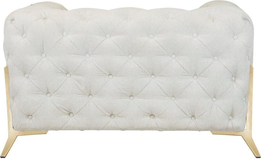 Home affaire Chesterfield-fauteuil Amaury Fauteuil luxueuze capitonnage moderne chesterfield look kleur van de poten ter keuze - Foto 6