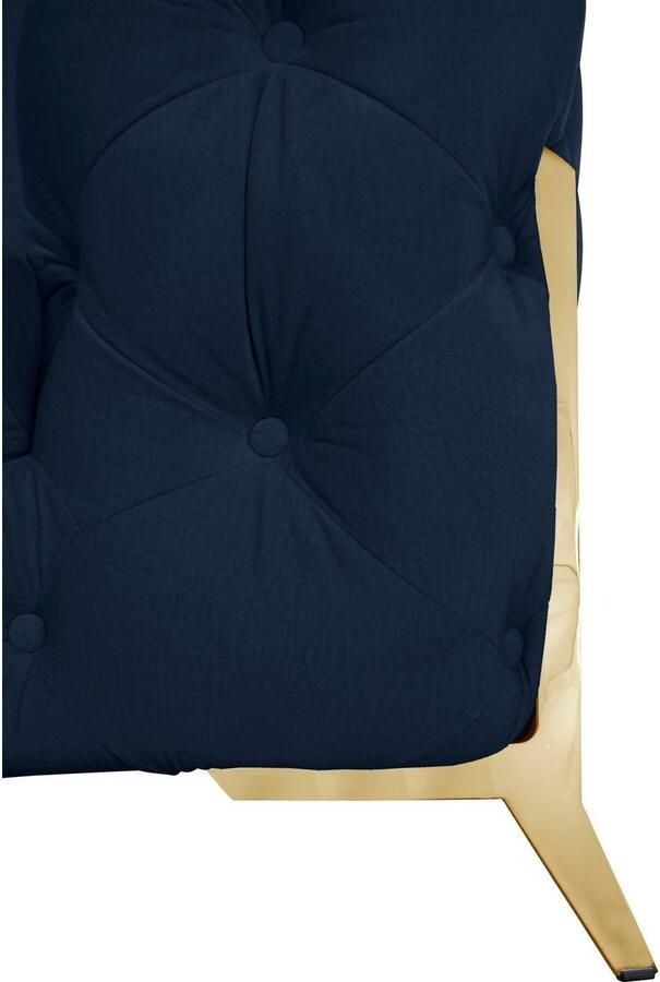 Leonique Chesterfield-fauteuil Amaury Fauteuil luxueuze capitonnage moderne chesterfield look kleur van de poten ter keuze - Foto 4