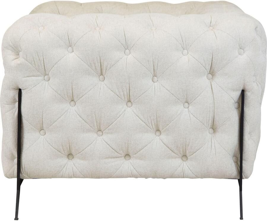 Leonique Chesterfield-fauteuil Amaury Fauteuil luxueuze capitonnage moderne chesterfield look kleur van de poten ter keuze - Foto 5