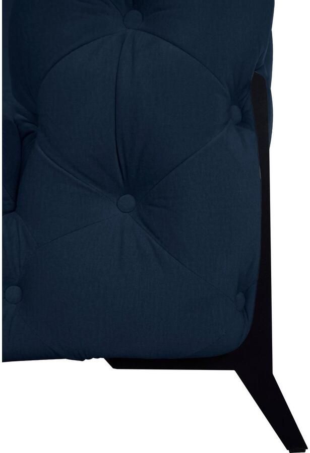 Leonique Chesterfield-fauteuil Amaury Fauteuil luxueuze capitonnage moderne chesterfield look kleur van de poten ter keuze - Foto 5