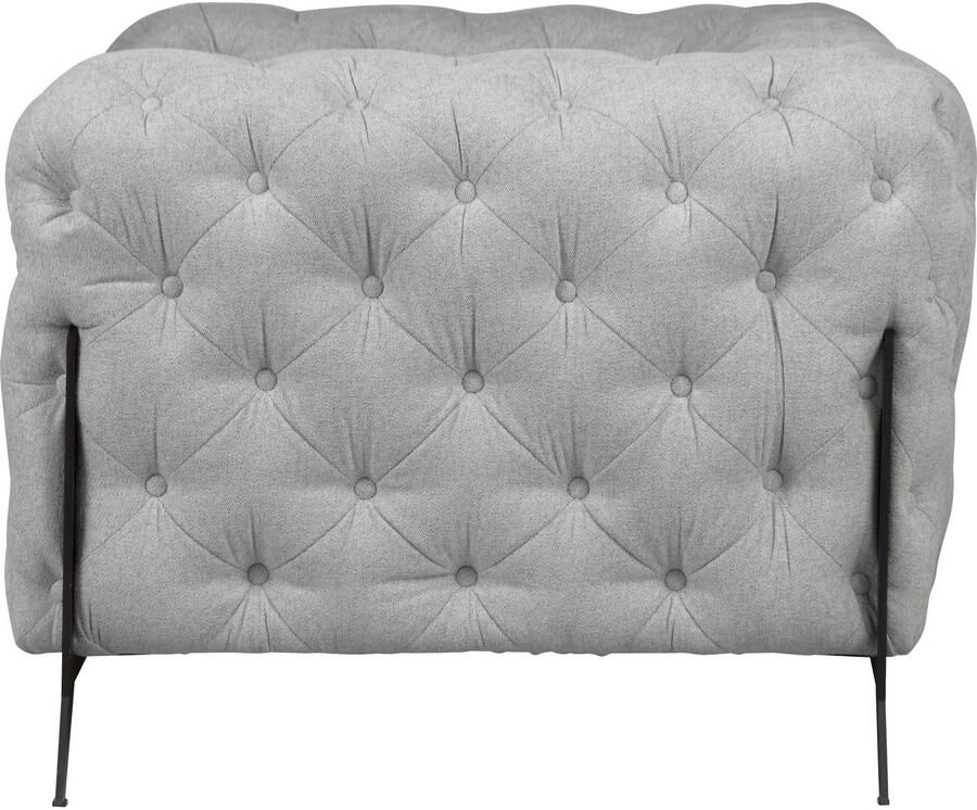 Leonique Chesterfield-fauteuil Amaury Fauteuil luxueuze capitonnage moderne chesterfield look kleur van de poten ter keuze - Foto 5