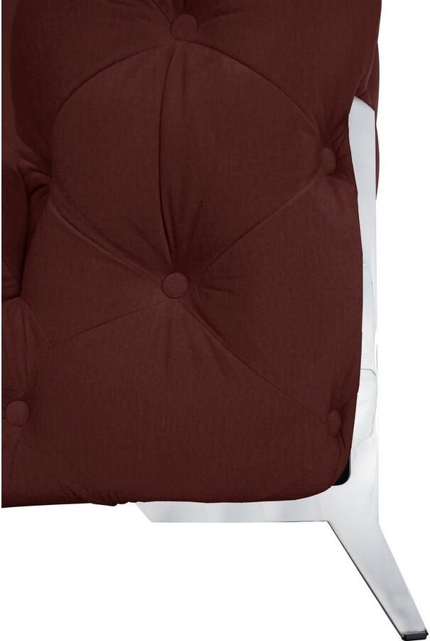 Leonique Chesterfield-fauteuil Amaury Fauteuil luxueuze capitonnage moderne chesterfield look kleur van de poten ter keuze - Foto 4