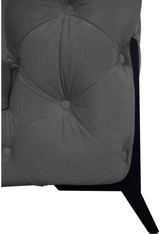 Leonique Chesterfield-fauteuil Amaury Fauteuil luxueuze capitonnage moderne chesterfield look kleur van de poten ter keuze - Foto 5