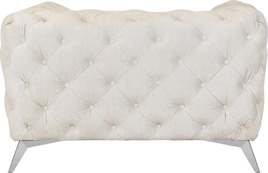 Leonique Chesterfield-fauteuil Glynis Fauteuil luxueuze capitonnage moderne chesterfield look kleur van de poten ter keuze - Foto 8