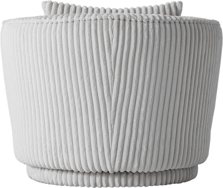 Leonique Draaibare fauteuil MAISIE leesfauteuil love seat trendige stoffen mega cord en geweven velours 360 graden draaibaar - Foto 5