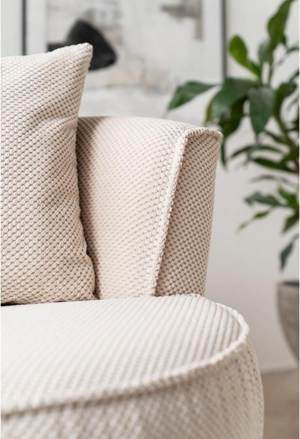 Leonique Draaibare fauteuil MAISIE Love Seat XXL leesfauteuil grote fauteuil met poef(2 stuks) - Foto 6