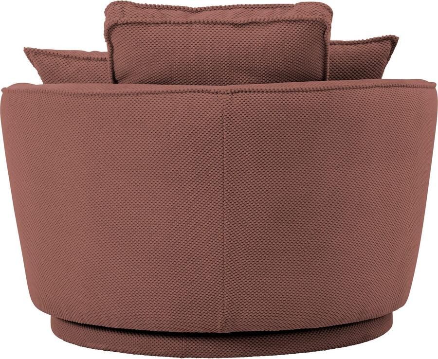 Leonique Draaibare fauteuil MAISIE Love Seat XXL leesfauteuil grote fauteuil met poef(2 stuks) - Foto 3