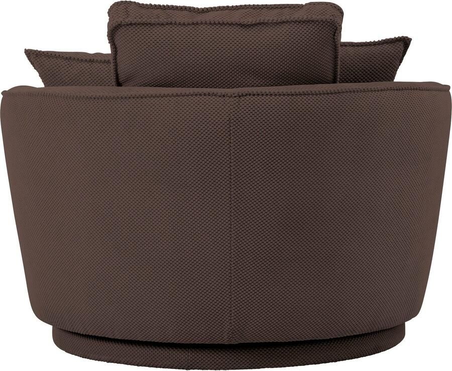 Leonique Draaibare fauteuil MAISIE Love Seat XXL leesfauteuil grote fauteuil met poef(2 stuks) - Foto 2