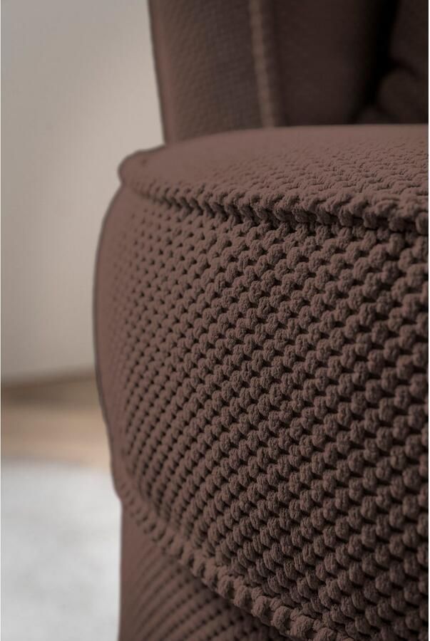 Leonique Draaibare fauteuil MAISIE Love Seat XXL leesfauteuil grote fauteuil met poef(2 stuks) - Foto 6