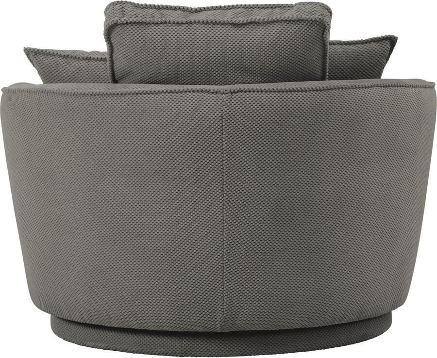 Leonique Draaibare fauteuil MAISIE Love Seat XXL leesfauteuil grote fauteuil met poef(2 stuks) - Foto 3