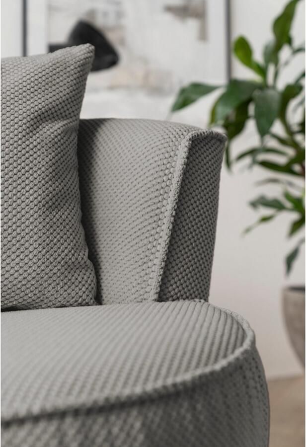 Leonique Draaibare fauteuil MAISIE Love Seat XXL leesfauteuil grote fauteuil met poef(2 stuks) - Foto 6