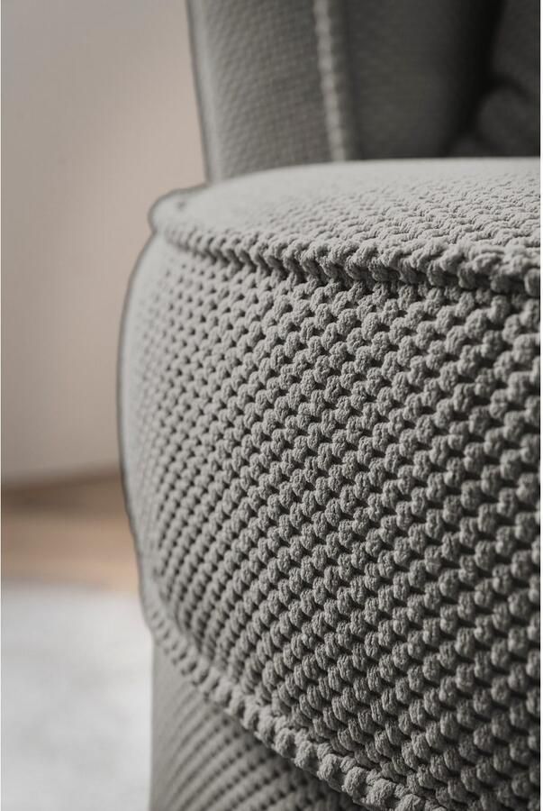 Leonique Draaibare fauteuil MAISIE leesfauteuil love seat trendige stoffen mega cord en geweven velours 360 graden draaibaar - Foto 6
