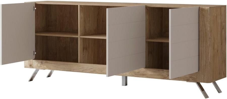 Leonique Dressoir Kasai Breedte 199 cm met 3 deuren - Foto 4