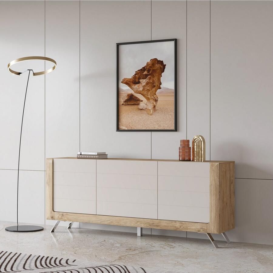 Leonique Dressoir Kasai Breedte 199 cm met 3 deuren - Foto 2